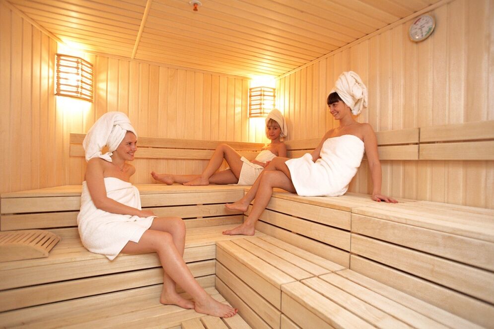 La sauna è un luogo pubblico dove è possibile contrarre l'onicomicosi
